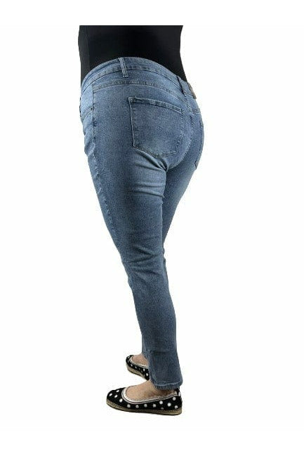 L&B Mid Rise Megan Skinny Jeans | Curvy