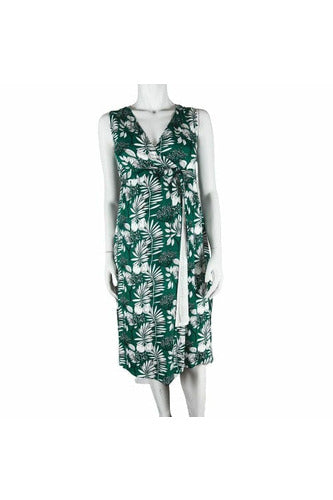 Green Fern Floral Maternity Dress